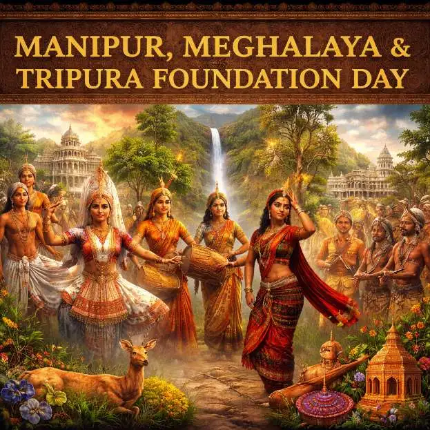 Manipur, Meghalaya and Tripura Foundation Day